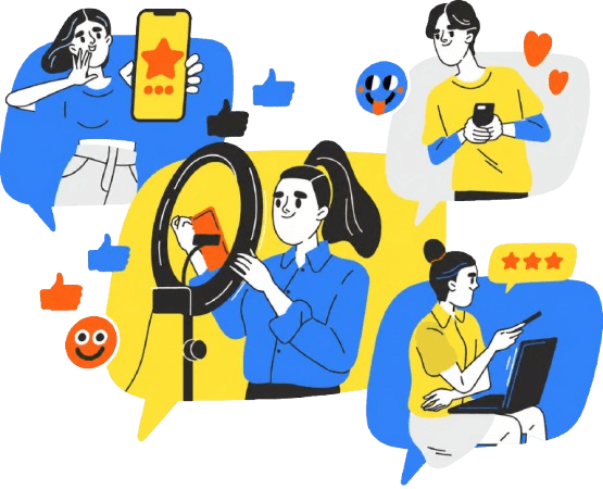 About Our Creative Agency Illustration