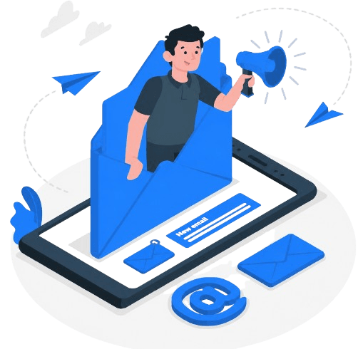 Email Marketing Automation Illustration