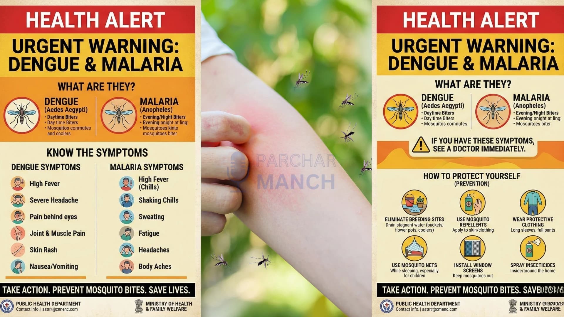 Dengue, Malaria & Viral Fever Alerts: Symptoms, Prevention & Safety Measures