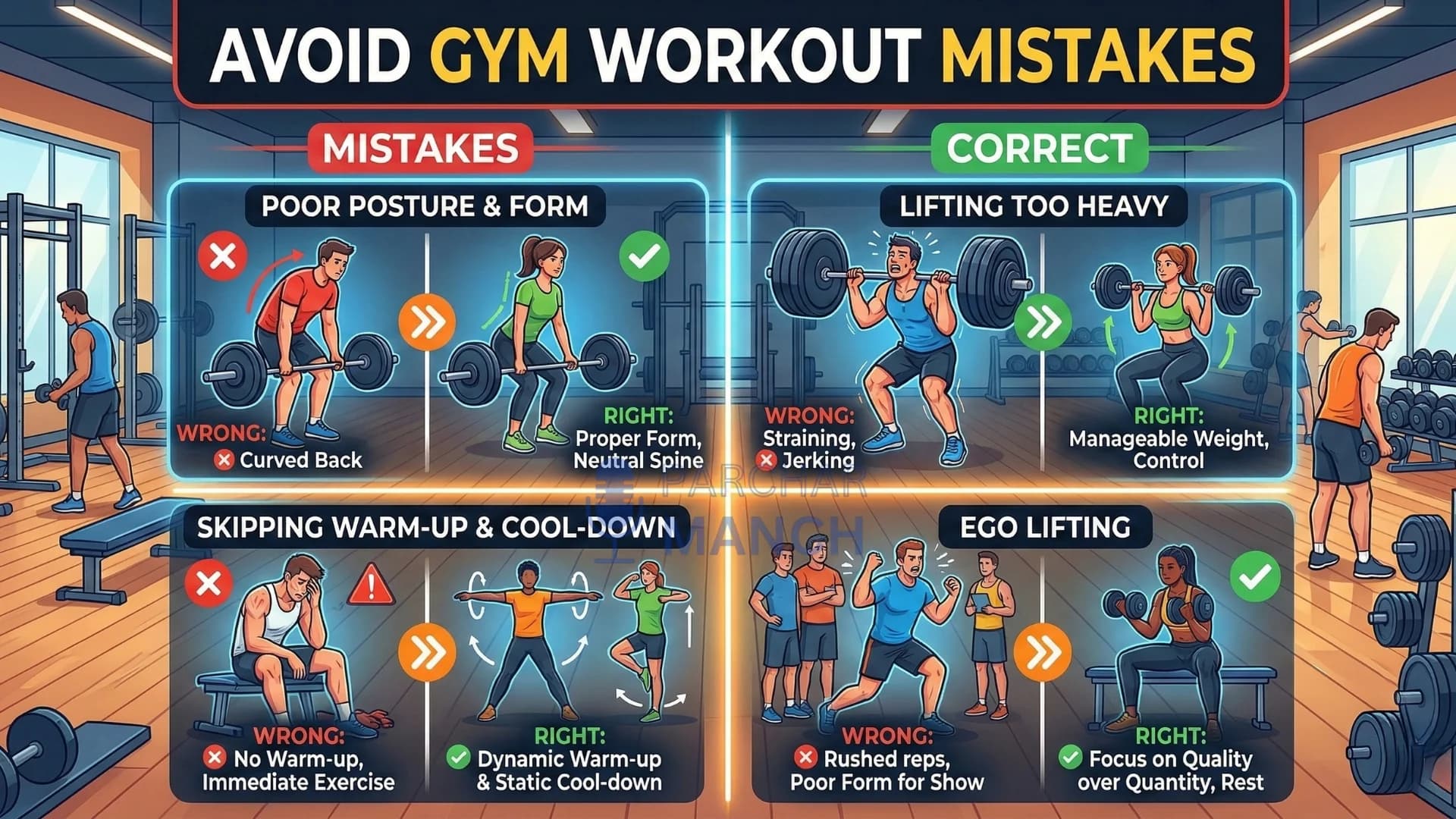 Common Gym Workout Mistakes That Slow Down Your Progress