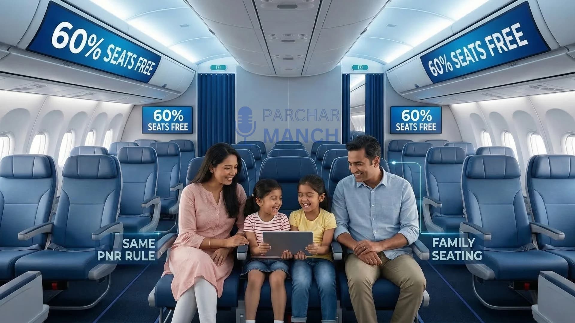 New Flight Seat Rules 2026: Get 60% Seats Free & Family Seating Explained