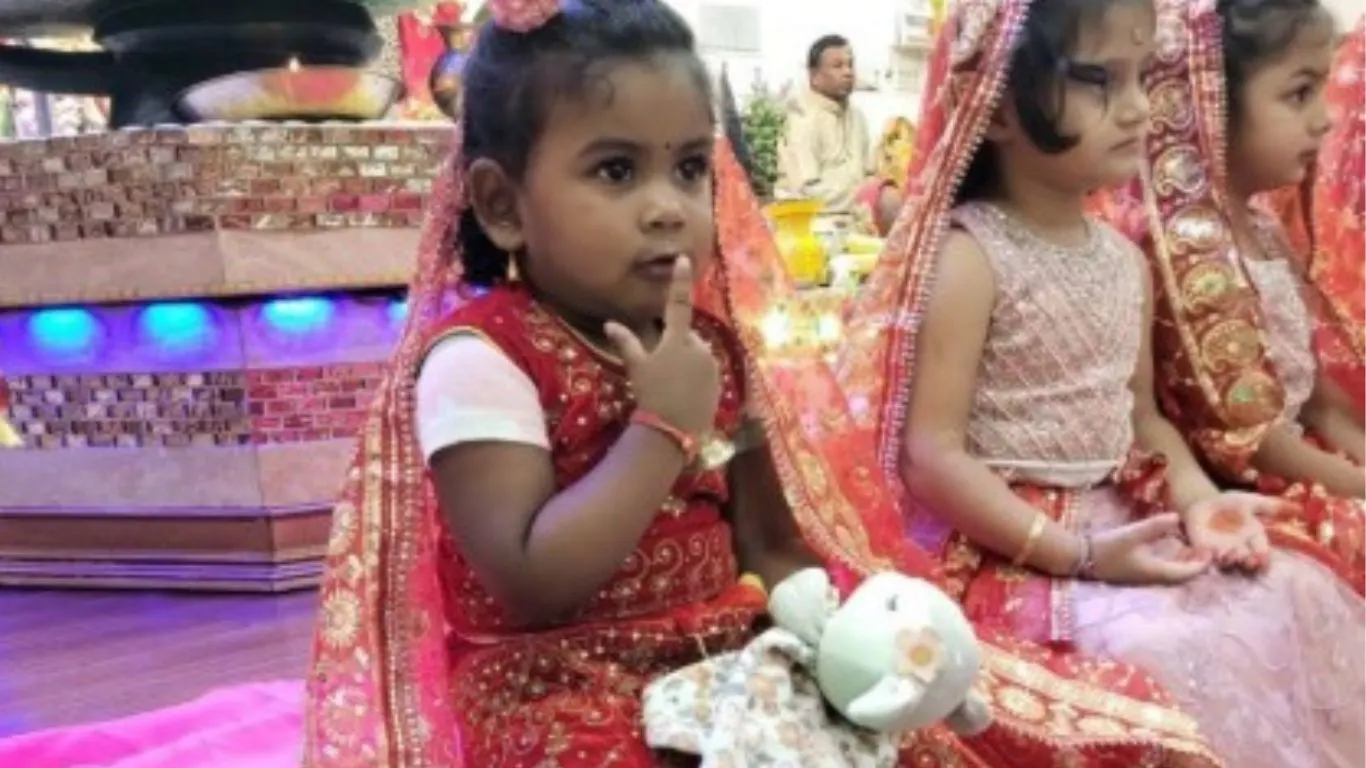 Kanya Puja — Girls as Goddess