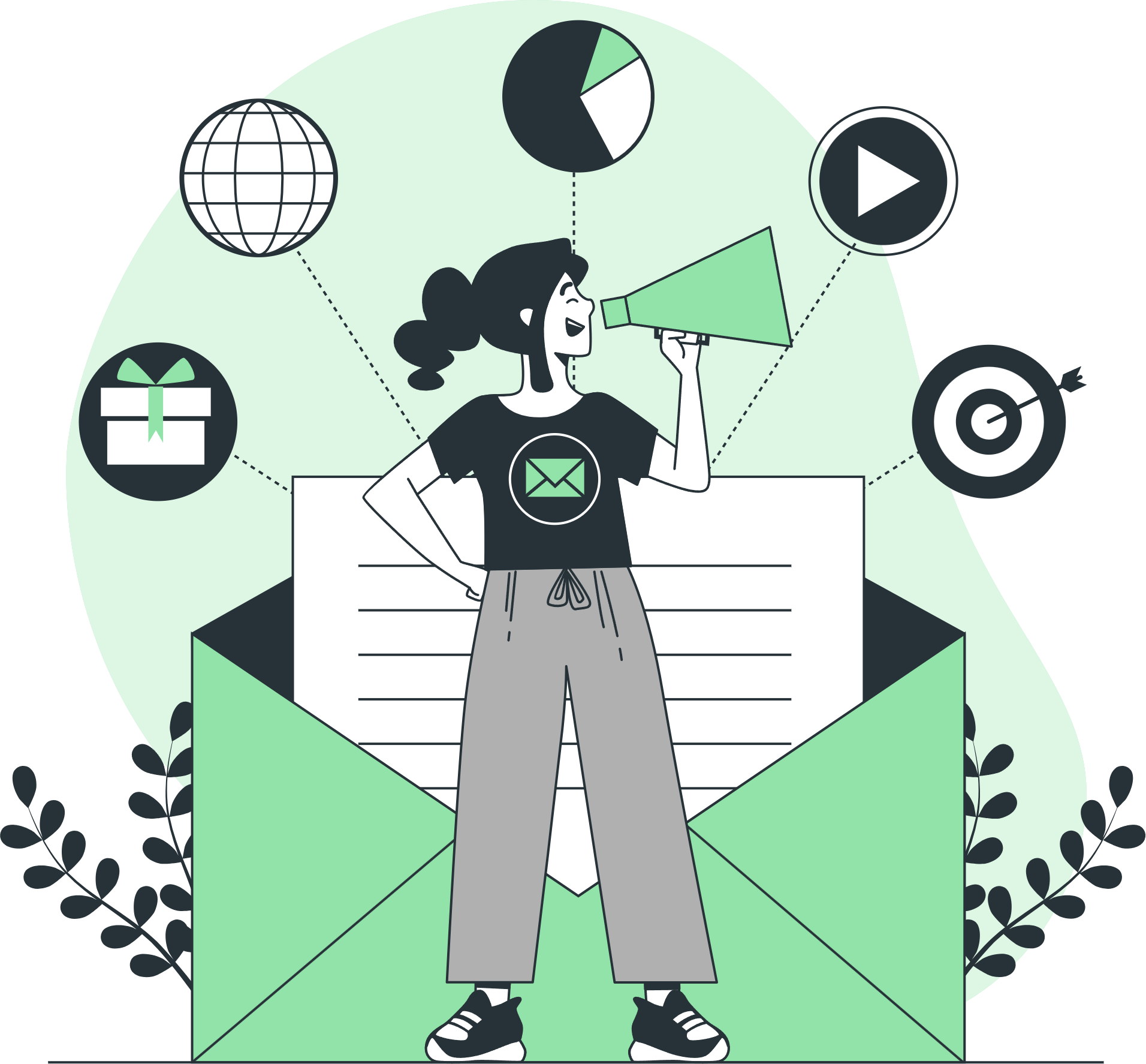 Creative solutions illustration
